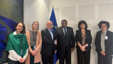 Από αριστερά: Adriana Buchiu (DGEXPO), Claire Peretie (εκπρόσωπος του ΓΓ του ΕΚ), Δημ. Παπαδημούλης, Martin Chungong (ΓΓ IPU), Ambassador Anda Cristina Filip, Director for Member Parliaments and External Relations (IPU), Kareen Jabre, Director of the Division of Programmes (IPU)